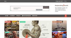 Desktop Screenshot of bodybuildingforhealth.com